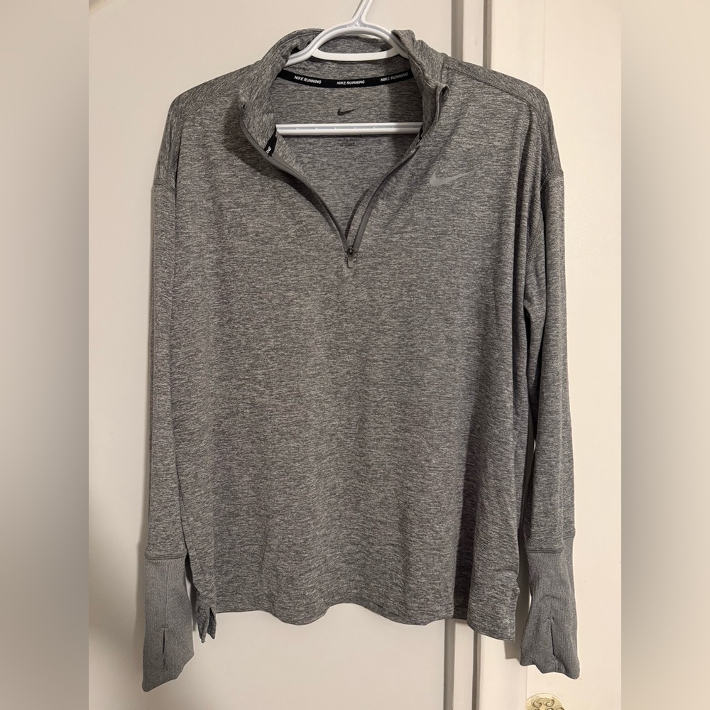Nike Dri-FIT Heathered Gray Top